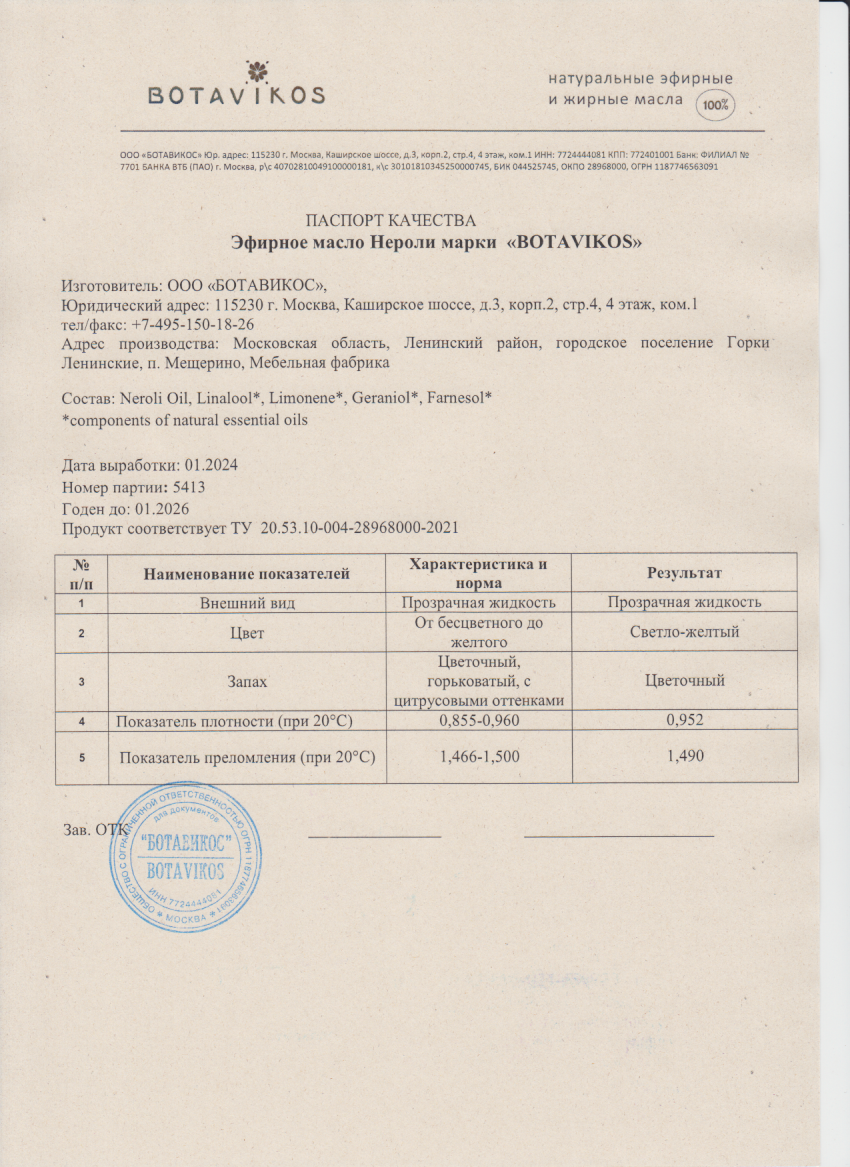 Паспорт №012024